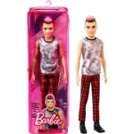 Mattel Barbie GVY29 Fashionistas - Ken a kostkované kalhoty