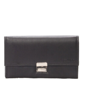 Číšnická luxusní velká kožená kasírtaška černá Dream