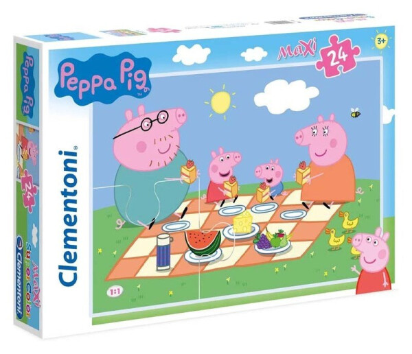 Puzzle Prasátko Peppa Maxi 104 dílků - Clementoni