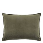 Chic Antique Sametový povlak na polštář Aix Olive 50 × 70 cm, zelená barva, textil