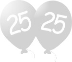 Balónek 25. narozeniny stříbrný metalický Balonky.cz Balónek 25. narozeniny stříbrný metalický Balonky.cz