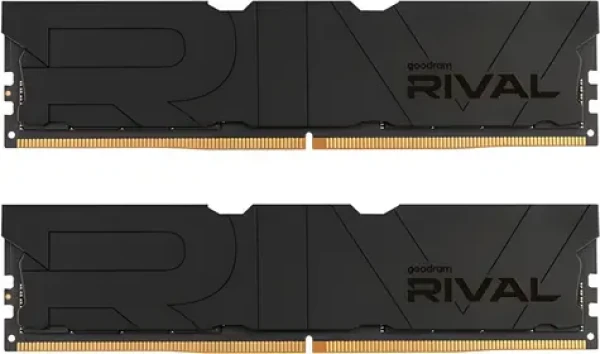 GOODRAM RIVAL Deep Black 32GB (2x16GB) / Operační paměť / DDR4 / 3600 MHz / CL18 / DIMM (GGDKD4-36VL18/32GDC)