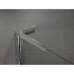MEXEN/S - Velar L sprchový kout, posuvné dveře 90 x 80, transparent, chrom 871-090-080-03-01