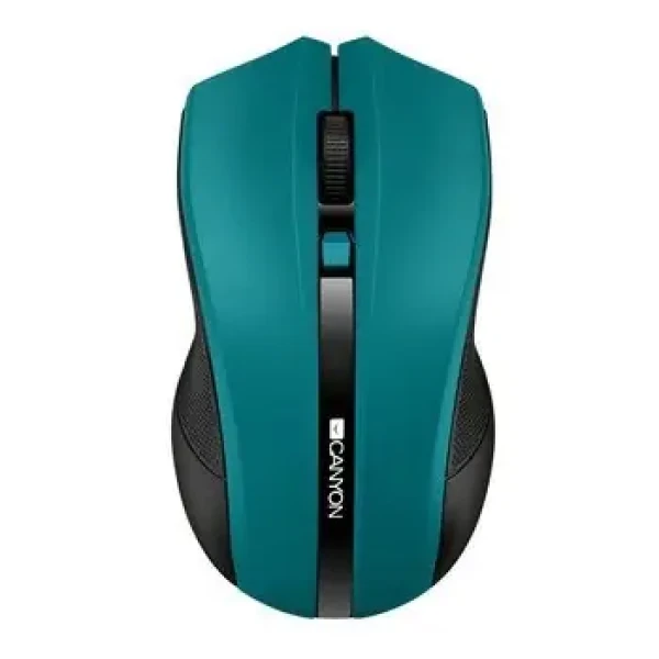 CANYON CNE-CMSW05G zelená / optická bezdrátová myš / 800/1200/1600 dpi / 4 tlačítka / USB 2.0 / 2.4GHz / 2x AAA (CNE-CMSW05G)