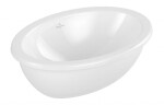 VILLEROY & BOCH - Loop&Friends Umyvadlo vestavné, 49x33 cm, s přepadem, alpská bílá 4A540001