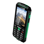 EVOLVEO StrongPhone W4 černo-zelená / 2.8" / 2MP / Dual-SIM / IP68 (SGM SGP-W4-BG)