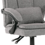 Kancelářské křeslo, houpací mechanismus, šedá látka, KA-Y362 GREY