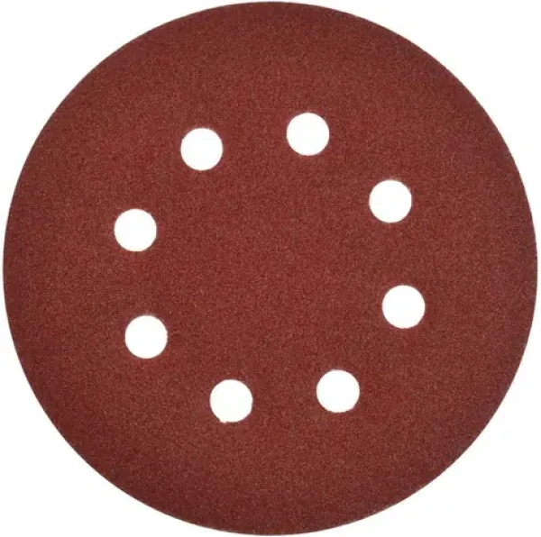 Geko Brusný disk 125 mm / Brusný papír / Zrnitost P220 / 8 otvorů / 50 ks (SPLG78659)
