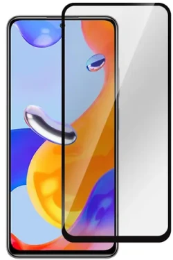 ESTUFF Xiaomi Redmi Note 10 černá / Ochranné tvrzené sklo / plně nalepovací / temperované sklo (ES515080)