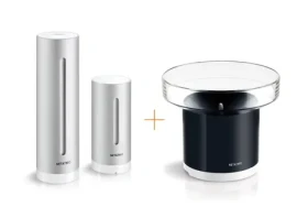 Netatmo Urban stříbrná / Inteligentní meteostanice + srážkoměr (NT00011)