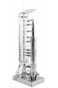 Metal Earth 3D Puzzle Apollo Saturn V s rampou