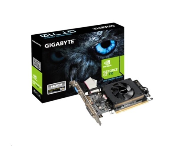 GIGABYTE VGA NVIDIA GV-N710D3-2GL 2.0, GT 710, 2GB DDR3, 1xHDMI, 1xDVI, 1xVGA EDF_524308