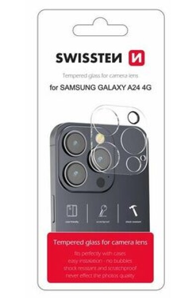 SWISSTEN Ochranné sklo čoček fotoaparátu pro SAMSUNG GALAXY A24 4G (94500211)