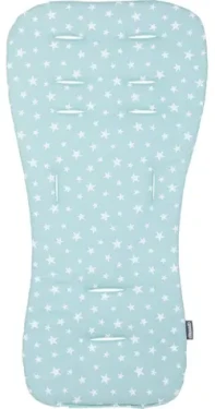 CHIPOLINO Měkká podložka do kočárku Mint stars (VVPAD02404MINT)
