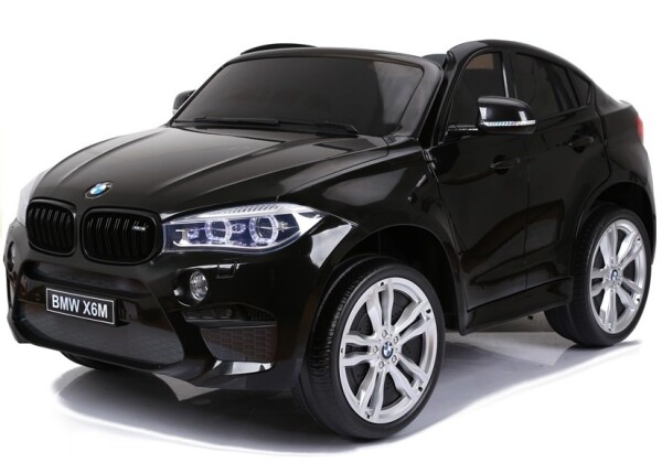 Mamido Elektrické autíčko BMW X6 M dvoumístné XXL lakované černé