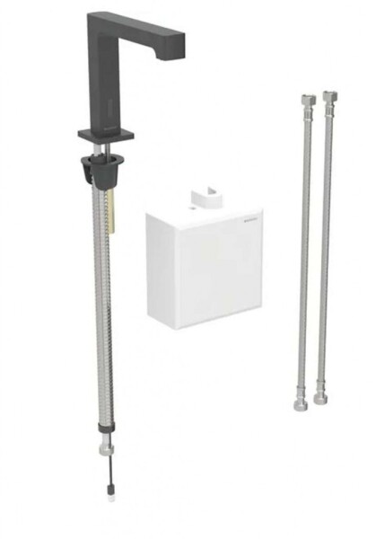 GEBERIT - Brenta Elektronický umyvadlový ventil, bateriové napájení, easy to clean, matná černá 116.174.14.1