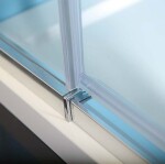 POLYSAN - EASY třístěnný sprchový kout 900-1000x1000, pivot dveře, L/P varianta, čiré sklo EL1715EL3415EL3415