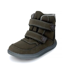 Dětské celoroční barefoot boty Bugga KIVO Dark Brown B00199-23 - 29