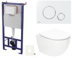Závěsný WC set do lehkých stěn / předstěnová SAT Fusion SIKOSSTORFU70 SIKOSSTORFU70