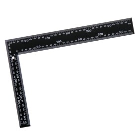 LEVIOR 14410 Úhelník černý, 300 x 200mm, ocel