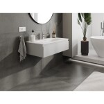 MEXEN/S - Orio koupelnová skříňka 90 cm s umyvadlem Vela, 1 šuplík, šedá mat/bílá mat 91A10-09023-1-BF62-W23M01