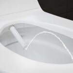 GEBERIT - AquaClean Elektronický bidet Tuma Comfort s keramikou, Rimfree, SoftClosing, alpská bílá 146.292.11.1