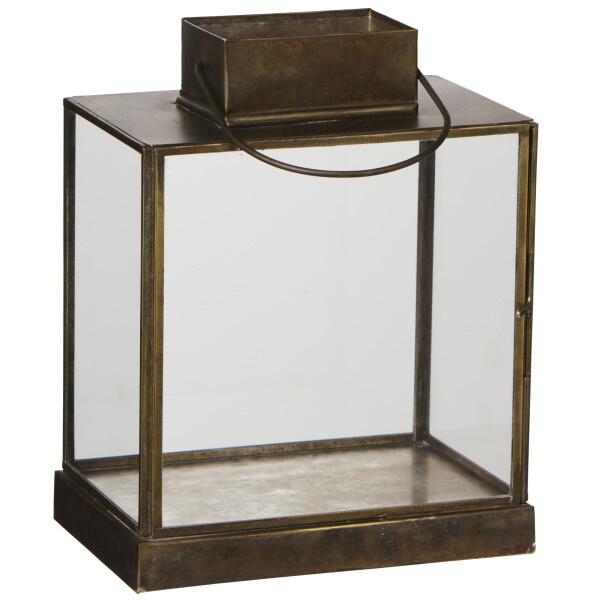 Ib Laursen Lucerna Villads, hnědá barva, sklo, kov