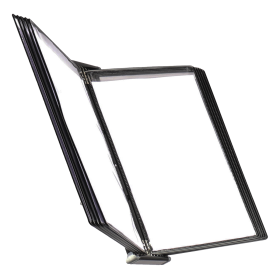 Djois doplňkový držák s kapsami pro podlahový stojan, A4, PVC, černé, 10 ks