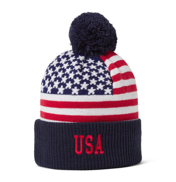 Pánská zimní čepice CCM Pom Flag Team USA