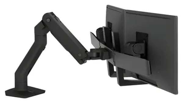 Ergotron HX Desk Dual Monitor Arm černá / Stolní rameno pro 2 monitory / Do 32" / Výškově nastavitelné až 292 mm (45-476-224)