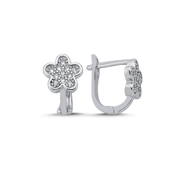 LUNICA Stříbrné náušnice KVĚT 0469