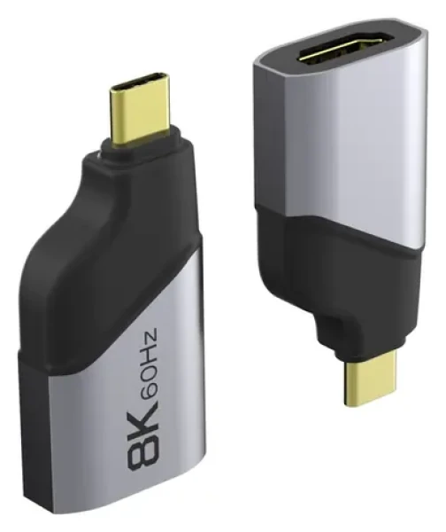 PremiumCord adaptér USB-C na HDMI šedá / Redukce / 8K 60Hz / 4K 144Hz (ku31hdmi26)