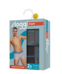 Pánské boxerky Start Hipster C2P box BROWN LIGHT COMBINATION černá model 17978069 - Sloggi