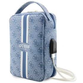 Guess PU 4G Printed Stripes modrá / Cestovní organizér / Koženka (GUHBP4RPSB)