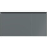 MEXEN/S - Orio koupelnová skříňka 90 cm s umyvadlem Otis levá, 1S, 1D, grafit mat/bílá mat 91A13-09047-3-BBFF66-W18L01