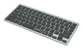 Manhattan Slim klávesnice antracitová / Klávesnice / Bluetooth 3.0 + 2.4GHz / QWERTZ DE / nůžkové spínače (180559)