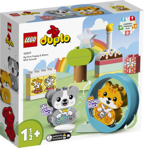 LEGO DUPLO 10977 Moje první štěňátko koťátko vydávající zvuky