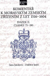 Komentář moravským zemským zřízením let 1516-1604