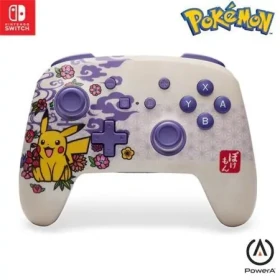 PowerA Vylepšený bezdrátový ovladač Pokémon Pikachu Blossom / Bezdrátový ovladač pro Nintendo Switch (NSGP0324-01)