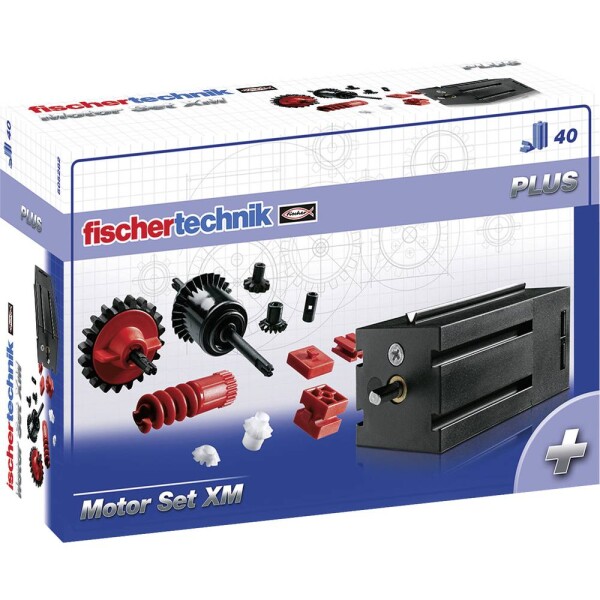 Fischertechnik 505282 PLUS Motor Set XM mechanika, elekronika experimentální sada, od 7 let