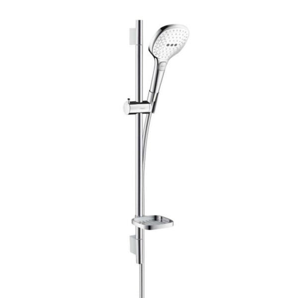 HANSGROHE - Raindance Select E Sprchová souprava 120, 3 proudy, EcoSmart 9 l/min, bílá/chrom 26622400