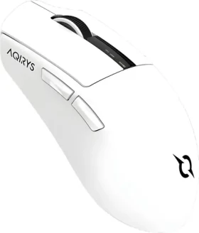 Aqirys ZEPHYR bílá / Bezdrátová herní myš / optická / 26000 DPI / dual mode (bezdrátová/drátová) (AQRYS_ZEPHYRWH)