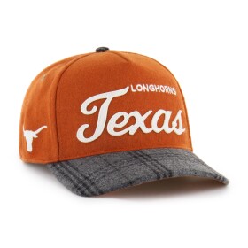 47 Brand Pánská kšiltovka Texas Longhorns NCAA Windowpane Plaid Collection Hitch