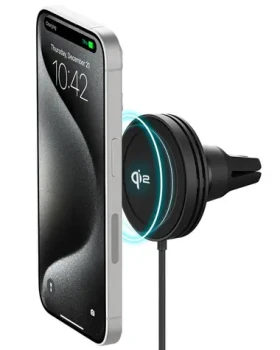 IOttie Velox MagSafe Qi2 univerzální držák do auta s bezdrátovou nabíječkou / uchycení do ventilační mřížky (VLXWCG212)
