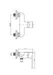 INVENA - Sprchová baterie SIROS chrom BN-90-001-A