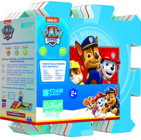 Pěnové puzzle Paw Patrol/Tlapková patrola 32x32x1cm 8ks v sáčku - Supco
