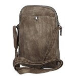 Menší dámská crossbody kapsa Lóra, tmavě béžová
