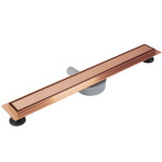 REA - Odtokový žlab Neox pro Brushed Copper 90 REA-G4803