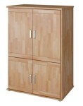HP-Nábytek Skříň Beta 2D Praktik BUK ROZMĚR: (š/v/h) 95 x 135 x 55 cm pološatní