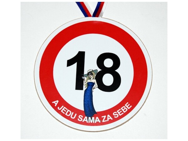 Jirka Medaile k 18. narozeninám pro ženu – originální dárek k plnoletosti